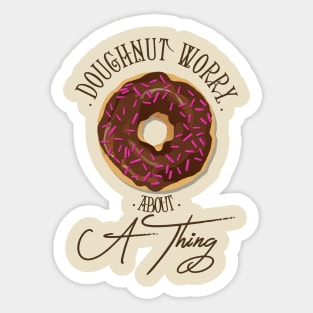 Doughnut Come For Me Sticker